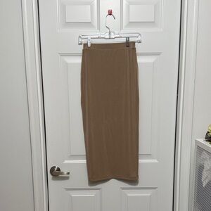 Lululemon Athletica Classic Brown Pencil Skirt